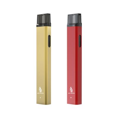 China Flat 2ml Ceramic Coil CBD THC Delta8 Disposable Vape Pen for sale