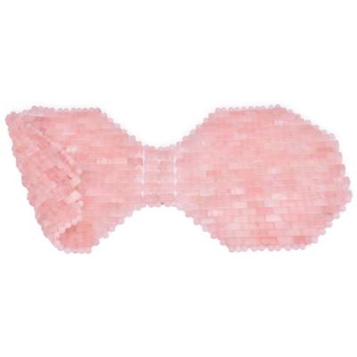 China Sleep luxury jade quartz china pinkrose breast stone mask for smooth skin for sale