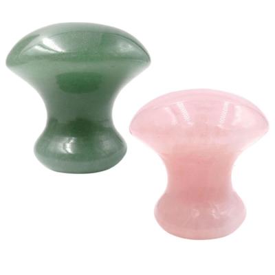 China 2021 Hot New Material Amazon Selling Mushroom Rose Quartz Gua Sha Fresh Feeling Tool for sale