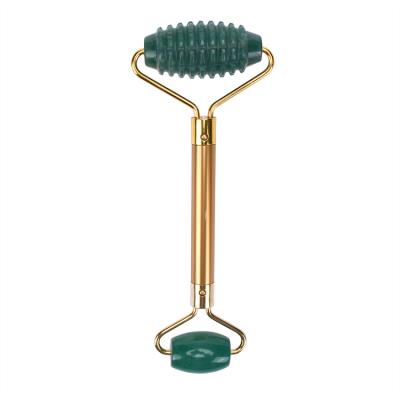 China All-In-One Shelf / 2021 New Product Launched Derma Stainless Rose Manual Quartz Face Jade Roller Massager With Spiky Spike Head for sale