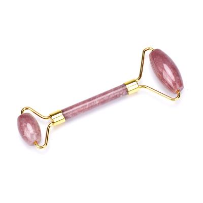 China Semi-precious Stone Strawberry Crystal Roller/New Innovative Zinc Alloy/Acrylic Products Beauty And Personal Care For Skin Care for sale