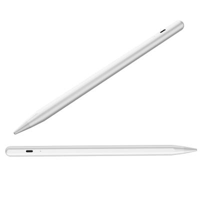 China Rechargeable Active Cell Phone Stylus Compatible with Apple iPad, Compatible with iPhone iPad Air Pro Mini and Other Tablets (White) for sale