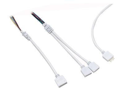 China Waterproof 20AWG 2 Pins 100mm Female And Male Cable for sale