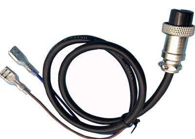 China Plug Resistant M16 2 Pin 500mm Overmolded Cable Assembly for sale