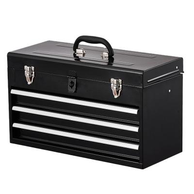 China Storage tools in familay office factory china manufacturer 3 drawer metal portable tool box/for storage organizer for sale