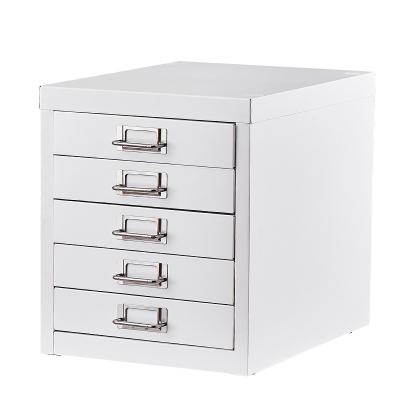 China Modern Creative Universal Desktop Storage Metal Filing Cabinet with 5 Drawers for Home Office Office Organizer for sale