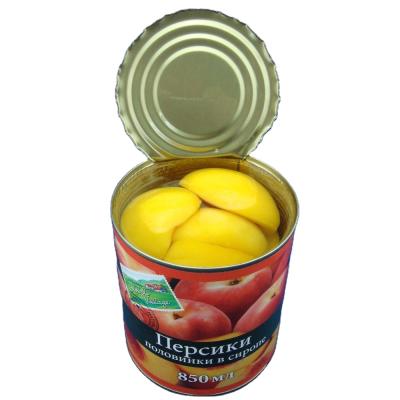 China Canned Canned Peaches Halves / Sliced ​​/ Canned Fresh Fruit Syrup for sale