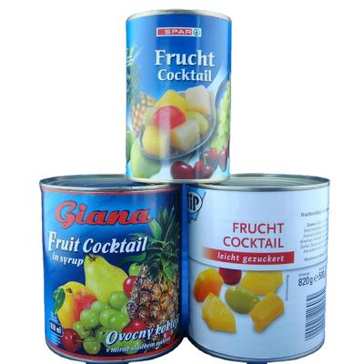 China Canned Mixed Canned Fruit Peach Pear Pineapple Cherry Grape for sale