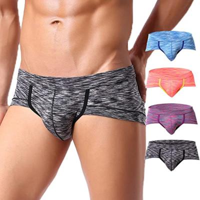 China 2021 New Listing Sexy Men's Cotton Briefs Low Rise Breathable Thong Panties Breathable Underwear for sale