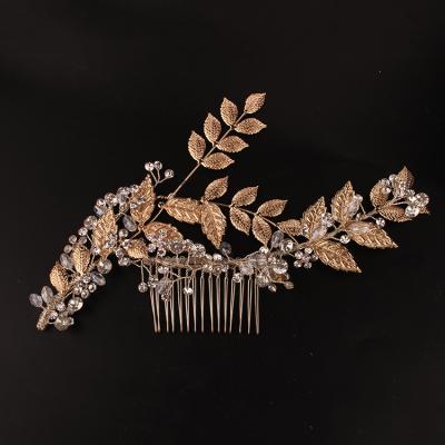 China Wholesale Headband Wedding Rhinestone Headpiece Hair Comb TXB-A059-SL Bridal Hair Accessory TXB-A059-SL for sale