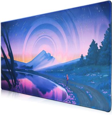 China With Extended Wrist Rest Mouse Pad With Non-Slip Soft Rubber Base, Comfortable Extra Large Computer Mouse Pad With Stitched Edge For Home Office for sale