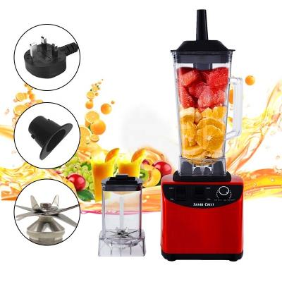 China Factory Direct Selling 2 Cup 5000W 220V UK Kitchen High Quality Powerful Commercial Blender Multifunctional Electric Fruit Juicer Blender for sale