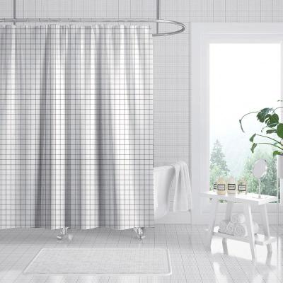 China Sustainable Designer Bathroom Sets With 3D Shower Curtains And Covers Bathroom Shower Curtain Sets for sale