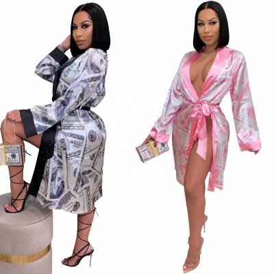 China 2021 New Arrivals QUICK DRY QUICK DRY Bathrobe Pajamas For Women Sleep Wear Homewear Silver Women for sale