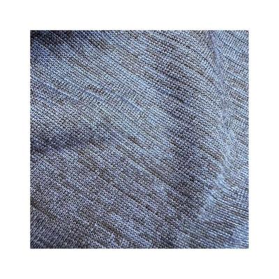 China YUQUAN Jersey Fabric 132GSM Cationic 100% Polyester Plain Dyed Knitted Jersey Fabric For T-shirt And Summer Sportswear for sale