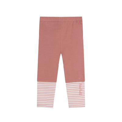 China Custom Made Spandex Spandex Spandex Baby Simple Quantity Fade Proof Organic Cotton French Terry Kids Long Trousers Comfy Color for sale