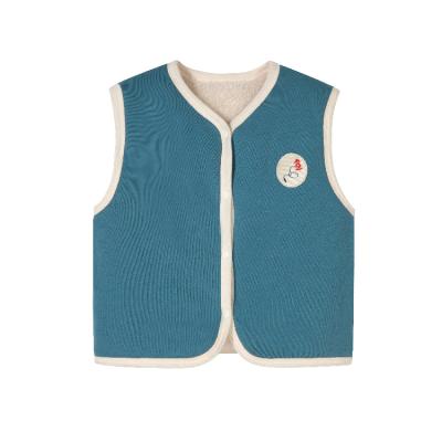 China Wenbier anti-shrink 2022 winter children invest classic eider coat factory wholesale classic updraft down feather baby vest for sale