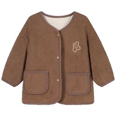 China Wenbier 2022 Autumn Winter Children's Winter Children's Wholesale Classic Thermal Fleece Baby Classic Coat Anti-Shrink Double for sale