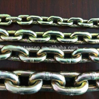 China Transmission Chain 100 Grade Alloy Steel Chain 25%strongerthan G80 High Strength Lifting Chain for sale