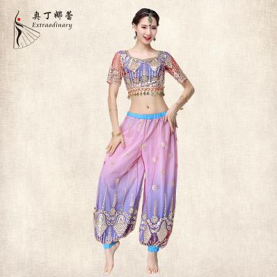 China Indian Bollywood Dance Sets Women Costume For Performance for sale