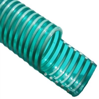 China Flexibility 2inch Corrugated Surface Smooth Surface PVC Propeller Suction Water Pump Discharge Hose for sale