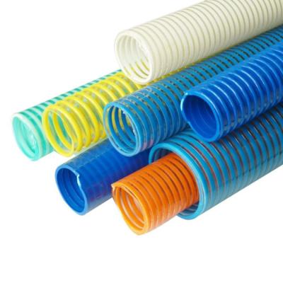 China Flexibility China Manufacture PVC Helix Suction Hose With Corrugated Or Flat Surface for sale