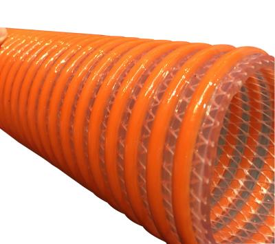 China Soft And Flexible Cheap Price PVC Steel Wire Fiber Composite High Pressure Suction Hose for sale