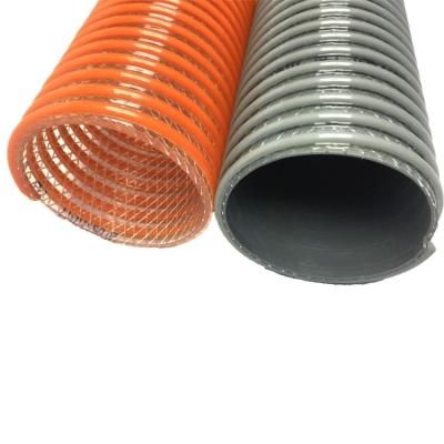 China Customized new type soft and flexible PVC steel wire fiber composite hose fuel and oil hose for sale