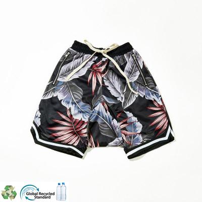 China Men's Breathable Fabric Activewear Polyester Plastic Nylon Fabric Recycled Polyester Breathable Custom Recycled Shorts for sale