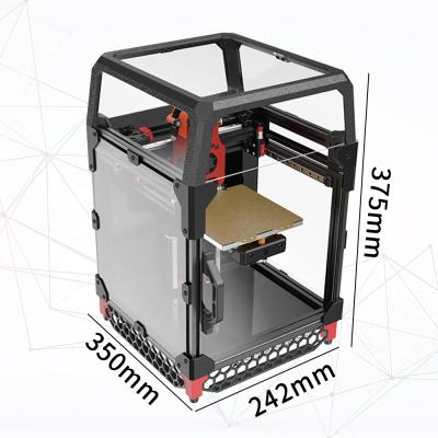 China Easy to Build Wholesale Price VORON V0.1 0.1 Corexy 3D Printer Kit with Panels Included for sale