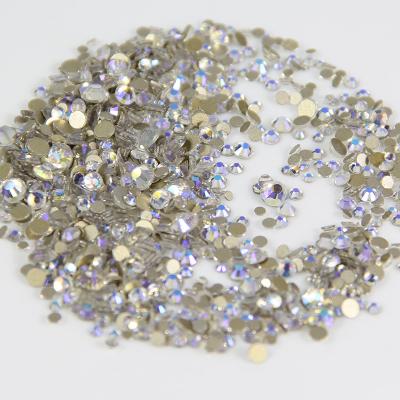 China Wholesale 1440PCS Flatback Glass Flatback Rhinestones For Nail Art Mix Size Moonlight Rhinestones for sale