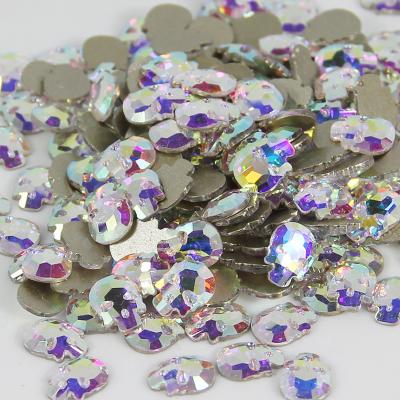 China Wholesale Flatback Clothes Craft Apparel Embellishments Faceted Diy Bling Graffiti Alien Skeleton Rhinestone for sale