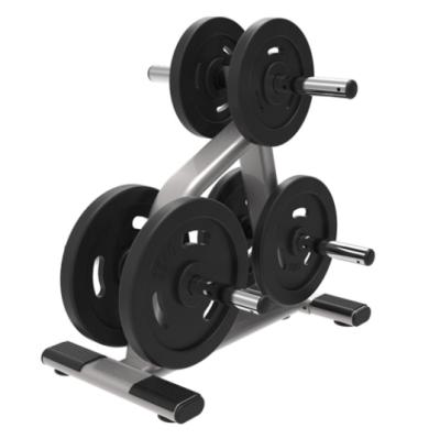 China Durable Home Gym Free Weight Accessories Fitness Plate Rack Weight Plate Bumper Tree for sale