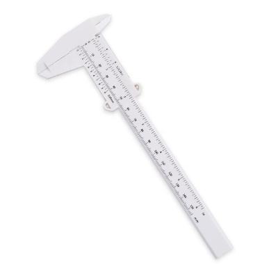 China Reusable Plastic Microblading Makeup Measuring Eyebrow Guide Ruler Permanent Tools 150mm Eyebrow Setting Ruler for sale