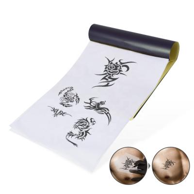 China Crude Oil Thermal Paper Tattoo Stencil Master Mind Tatoo Stencil Carbon Copier Paper A4 Size Tattoo Transfer Paper For Tattoo Supply dropship for sale