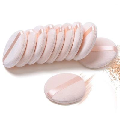 China Basic Professional Cosmetic Pure Round Loose Sponge Round Loose Sponge Makeup Face Body Puff Powder Cotton Cotton Beauty Tool for sale