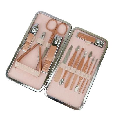 China Hot Selling Good Quality Carbon Steel Women Man Nails Beauty Tools Travel Manicure Set for sale