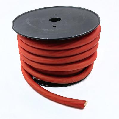 China 4awg 8awg battery high quality specification flexible genuine car audio power cable with copper conductor for sale