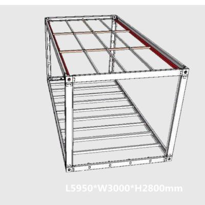 China Traditional Cheaper Home 20ft Container Prefab Container Steel Structure House for sale