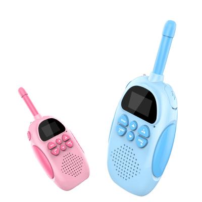 China 2021 Hot Sale Long Range Outdoor Rechargeable Two Way Radios 3000 Miles 22 Channels Kids Handheld Walkie Talkie For Kids Camping Hiking for sale