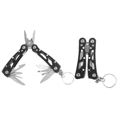 China Unrated Stainless Steel Mini Tool Pliers Pocket Outdoor Multi Functional Multitool with Camping Knife for sale