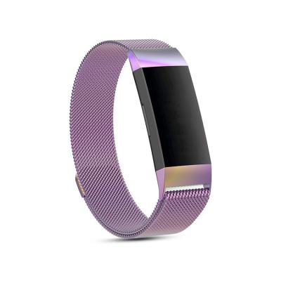 China Fashionable Milanese Watch Strap Band Fits Fitbit Alta Hour Smart Magnetic Buckle Strap Watch Stainless Steel for sale