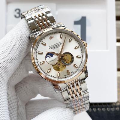 China Skeleton Mechanical Stainless Steel R Skeleton Mechanical Waterproof Top Brand Ladies Watch Luxury Transparent Sports Watch 058 for sale