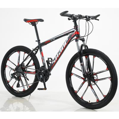 China 2021 Moutain bicycle factory price mtb bicycle for women and men steel mountain bike 26 inch inclined mountain bike for sale