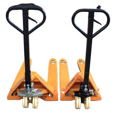 China Factory Convenience Safety Manual Hand Pallet Truck Forklift Trucks Easy Hydraulic Car Pallet Manual Operation Forklift for sale