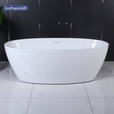 China Agricultural Wholesale Europe Commercial Free Standing Small Cheap Bowl Form Free Standing Fiberglass Or Curve Acrylic Bathtub Te koop