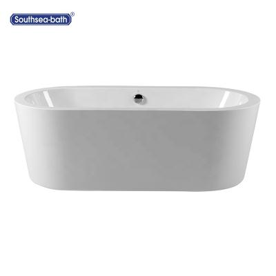 China 60 Inch Gray Skirt Vertical Chinese Reinforced Acrylic Small Rectangle Baby Freestanding Bathtubs For Soaking Te koop