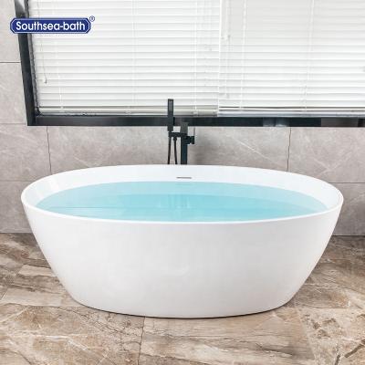 China Wholesale Free Mini Commercial Europe Pink Free Standing Ceramic Acrylic Bathtub for Bathroom Indoor Tubs for sale