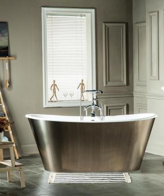 China Stainless Steel Freestanding Tub Enamed Cast Iron Bathtub Supplier ISO/CE/ICC-ES Certificate Te koop