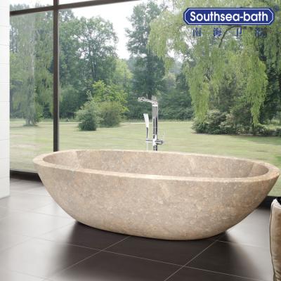 China Travertine Stone Marble Supplier China Natrual Bathtub Stone Bathtub for sale